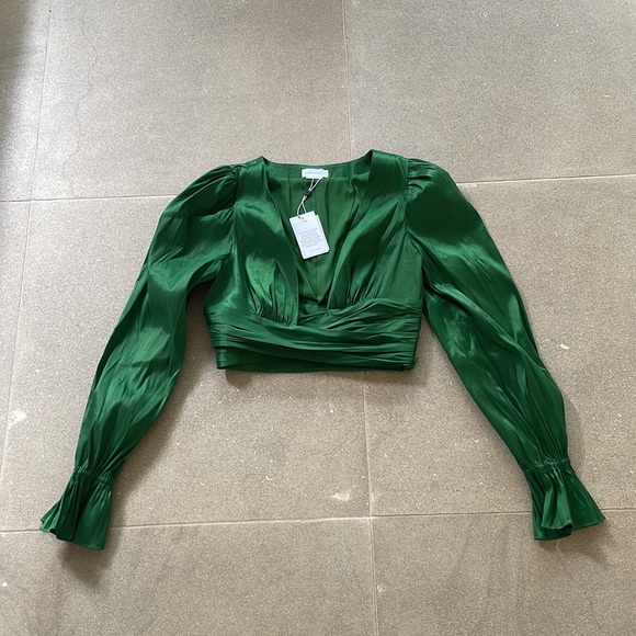 Revolve Michie Top in Emerald Green - Picture 4 of 8
